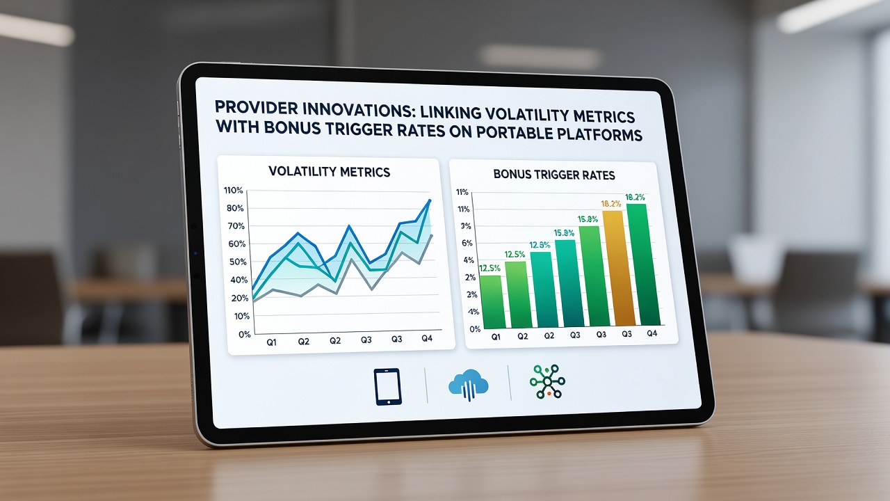 Analytics dashboard showing correlations between volatility bands and bonus trigger rates on mobile slot platforms