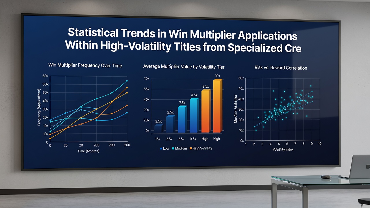 Breakdown graph of multiplier frequency and payout contribution in high-volatility titles